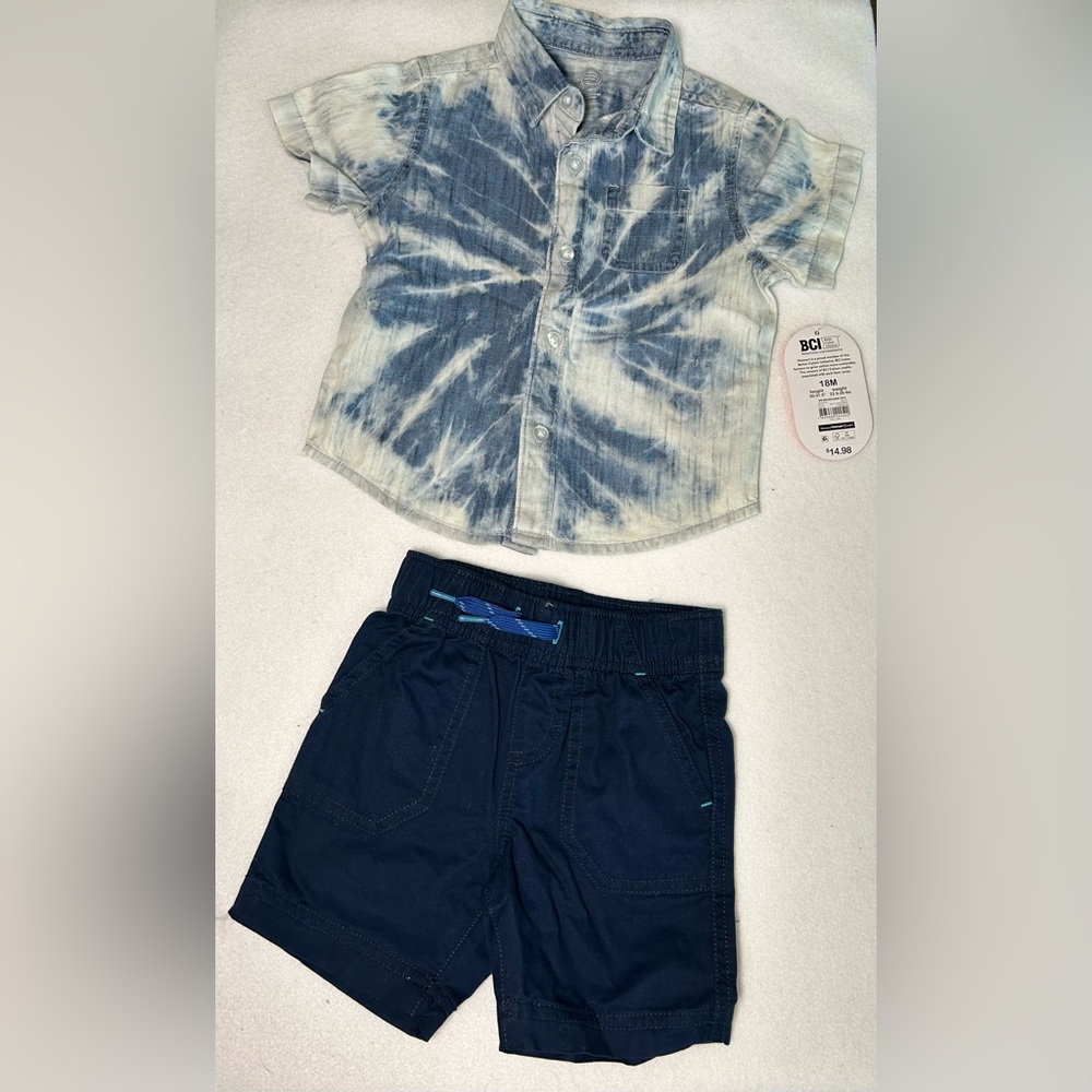 Tie Dye Denim Shirt Outfit
